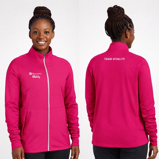 Picture of Ladies Pink Track Top